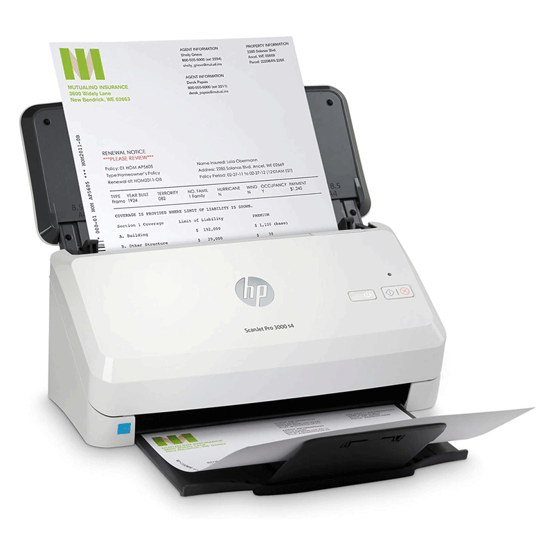 Scanner avec bac d'alimentation HP Scanjet Professional 3000 (L2723A) prix  Maroc