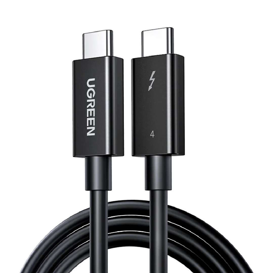 Ugreen cable cable USB C (male) - USB C (male) Thunderbolt 4 100W / 8K 60Hz  / 40Gb/s black (US501) - Puresolutions