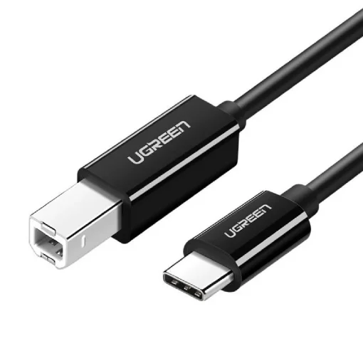 Printer Cable USB-C 2.0 to USB-B UGREEN US241, 2m (black)