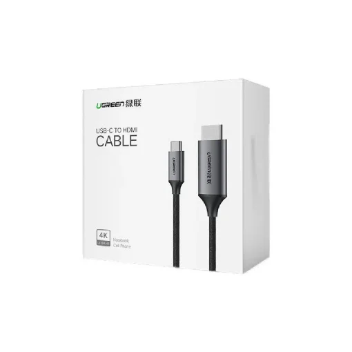 Ugreen cable HDMI cable - USB Type C 4K 60 Hz 1.5 m black-gray (MM142 50570)