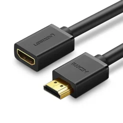 Cable UGREEN HDMI Male to HDMI Female HD107 FullHD 3D Black