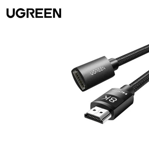 UGreen HD151-40447 1M, 8K, 60hz, HDMI 2.1 Extension Cable - Black