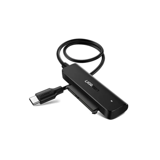 Ugreen adapter 2.5 '' SATA III 3.0 HDD SSD - USB Type C 3.2 Gen 1 (SuperSpeed USB 5 Gbps) adapter black (70610 CM321)