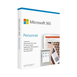 Microsoft 365 Personnel Français Afrique - 1 an / 1 PC (QQ2-01416)