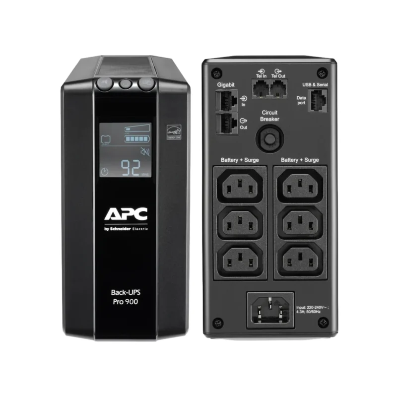 Onduleur Line-interactive APC Back UPS Pro BR 900VA / 540 W - 6 prises C13 (BR900MI)