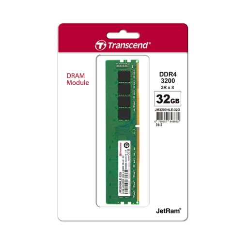 Transcend Long-DIMM Module de Mémoire 32GO DDR4 3200MHz - (JM3200HLE-32G)