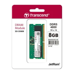 Transcend 8GB DDR5 4800 SO-DIMM 1Rx16 1.1V, RAM (JM4800ASG-8G)