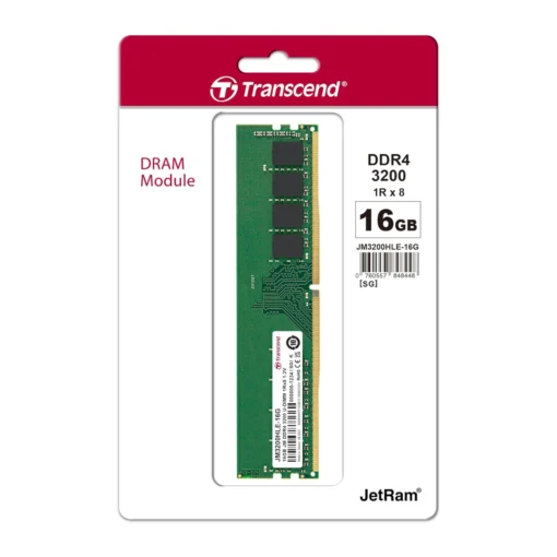 Transcend Long-DIMM Module de Mémoire 16GO DDR4 3200MHz (JM3200HLE-16G)