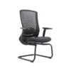 Chaise Visiteur Résille Lombaire – Piètement Luge Noir (GB-35C-1)