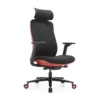 Fauteuil Ergonomique Premium Résille Luxe – Classe 4 – Bicolore Rouge/Noir (GD-Loke-RH)