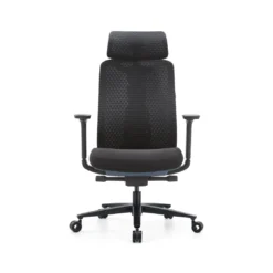Alternative view of Fauteuil Ergonomique Premium Résille Luxe – Classe 4 – Full Black (GD-Loke-BH)