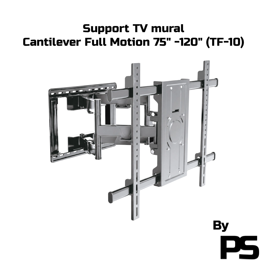 Support TV mural Cantilever Full Motion 75" -120" (TF-10)